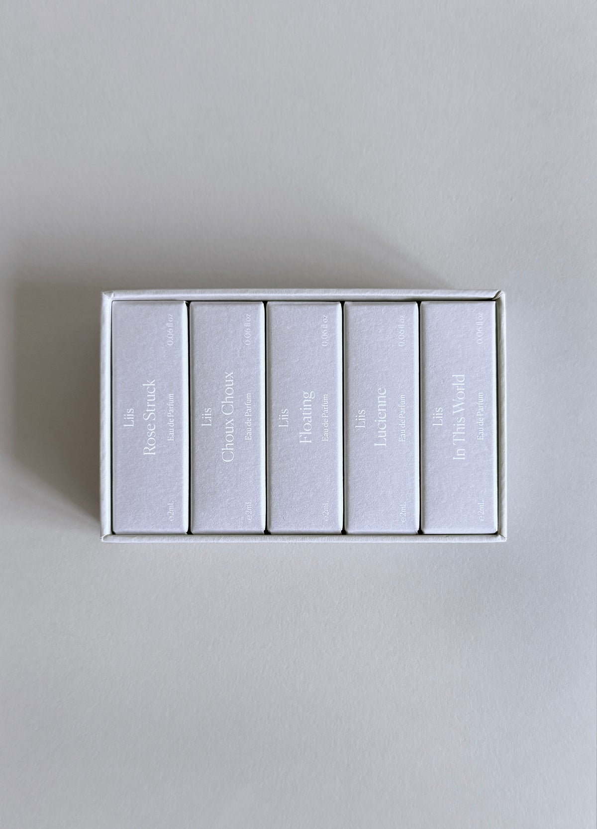 Liis Vivid Discovery Set — fragrance sample set in box