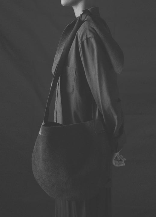 Load image into Gallery viewer, Of True Minds — Suede Shoulder Bag
